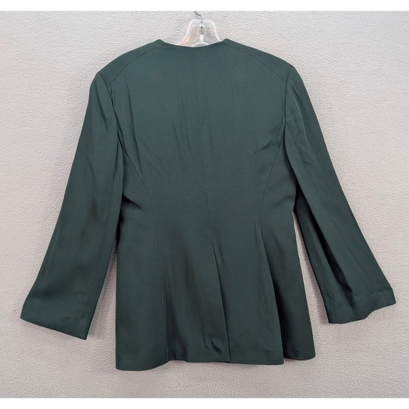 Emporio Armani Women's Blazer 40 Pants 42 Suit Set Made in‎ Italy Green Career - Picture 6 of 16